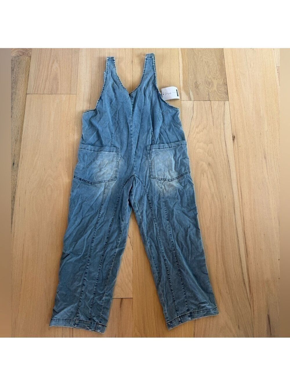 Vimyig Denim Blue Overalls Size Small NWT